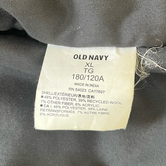 Old Navy Gray Wool Coat size XL/TG/XG - Picture 14 of 16